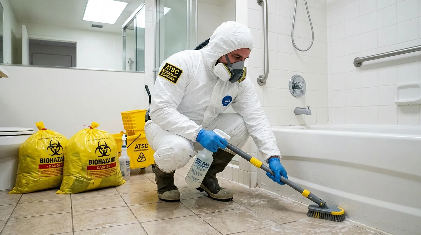 Decontamination equipment deployed for Blood Cleanup in Pinellas Park